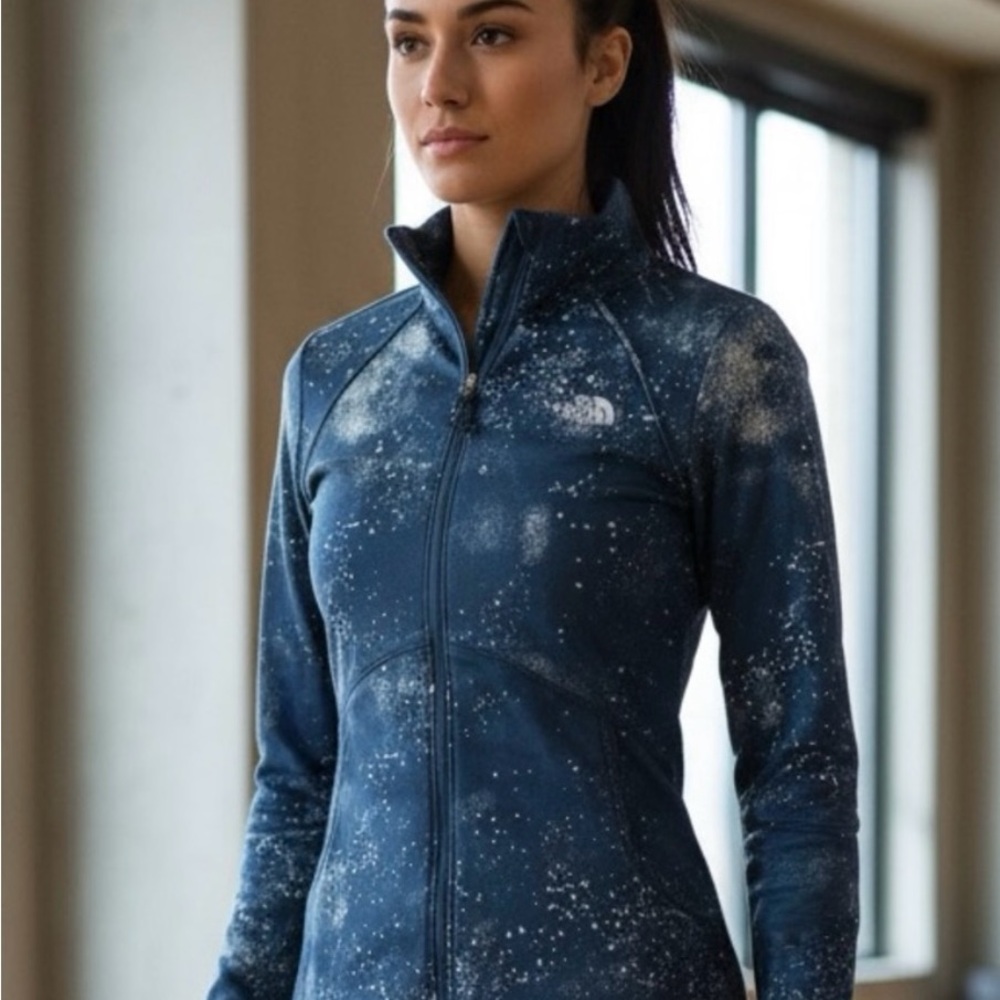 The North Face Women's Starry Night Celestial Stars quarter zip fleece